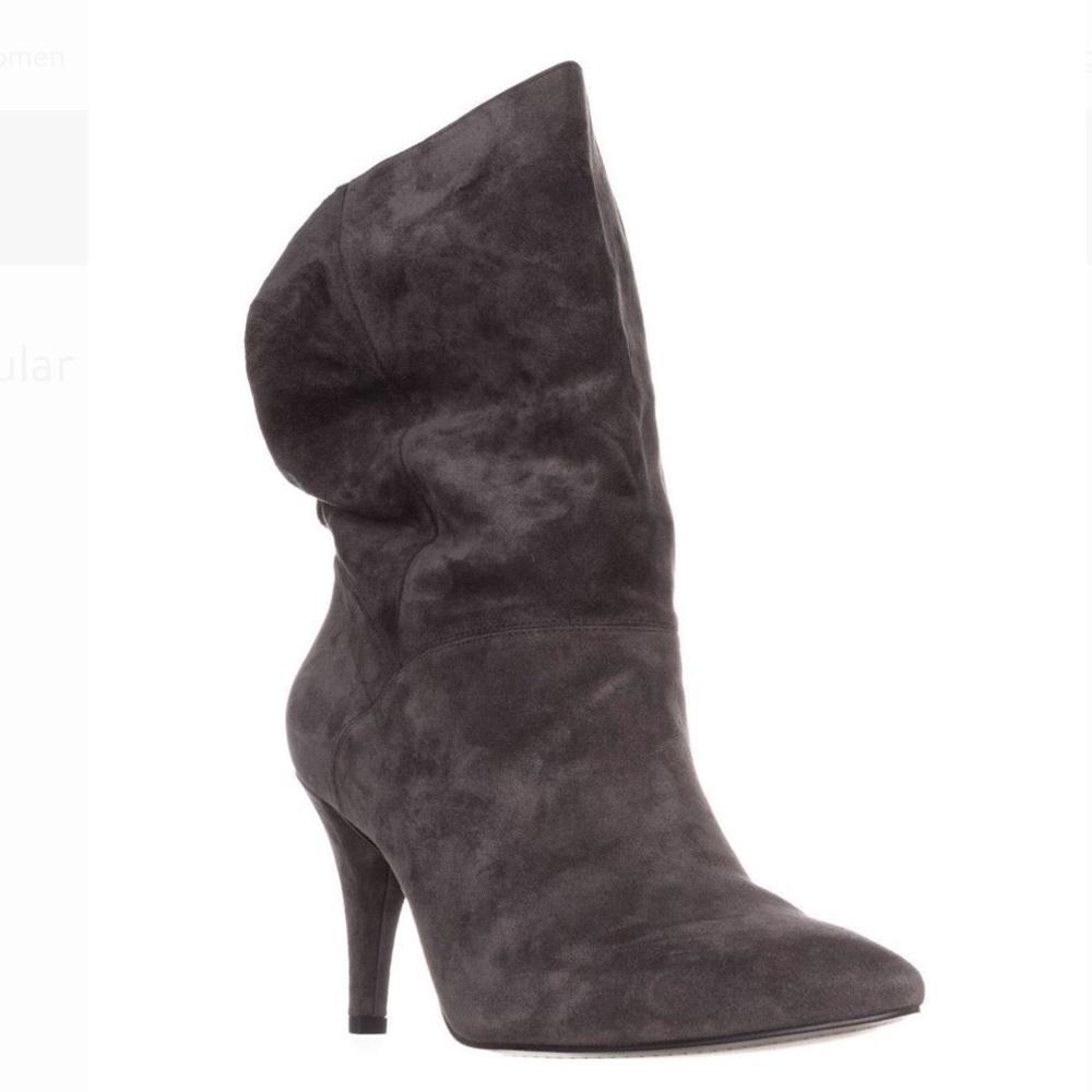 🐘💙NEW Michael Kors Charcoal Carey Booties 8.5 - Picture 3 of 5